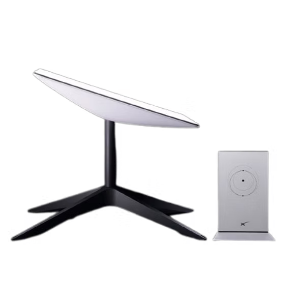 Kit de internet satelital Starlink con antena y router